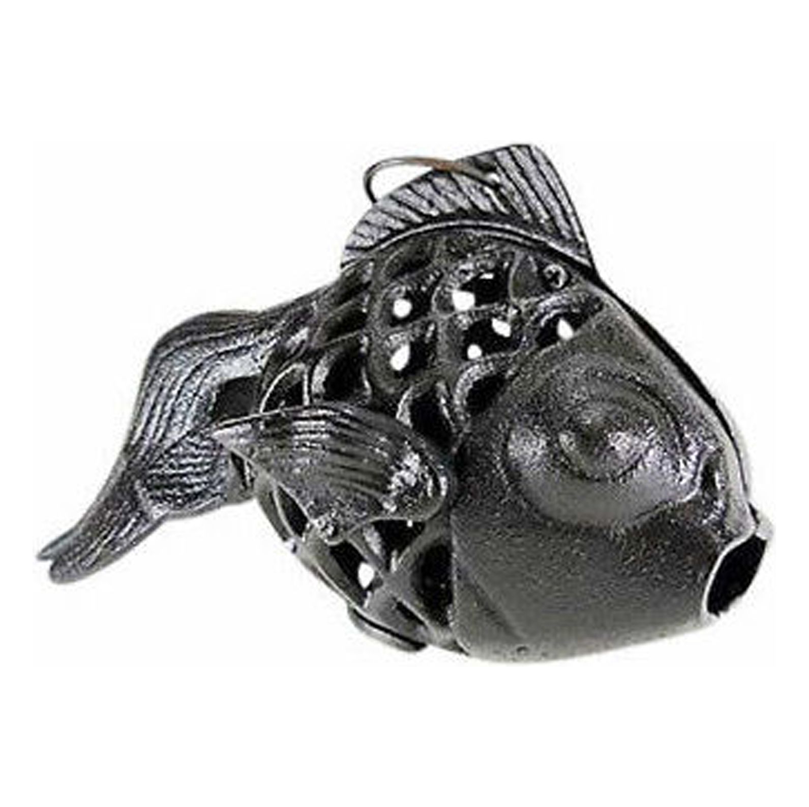 Cast Iron Fish Candle Holder Goldfish Koi Lamp Lantern Hanging votive