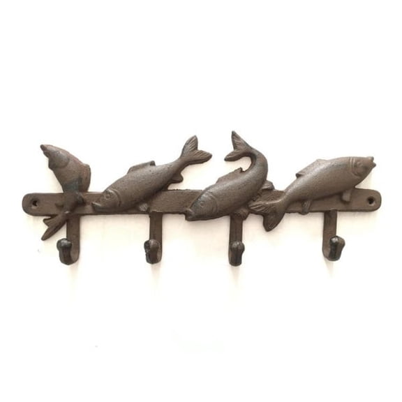 Cast Iron Fish Wall Hook