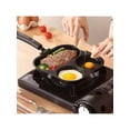 thumbnail image 1 of Cast Iron Frying Pan 3-in-1 Divided Skillet, Non Stick 3-Section Griddle for Breakfast Eggs, Bacon, and Pancakes, Induction Compatible Multi-Section Cookware, 1 of 10
