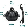 thumbnail image 1 of Cast Iron Garlic Roaster with Handle, Smoker Roaster, Garlic Cooker, Garlic Baker, Garlic Roasting Pot, Potato Baker,  Cocotte, 1 of 6