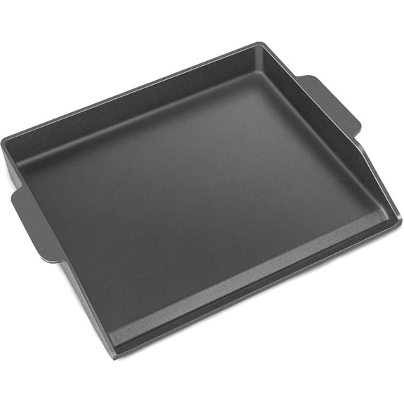 Cast Iron Griddle for Gas Grill Stove Top Plate Universal Flat Griddle Insert Stovetop Skillet Charcoal Electric Range Oven Large Cooking Pan Replacement Outdoor Camp Camping Part 23" x 16"