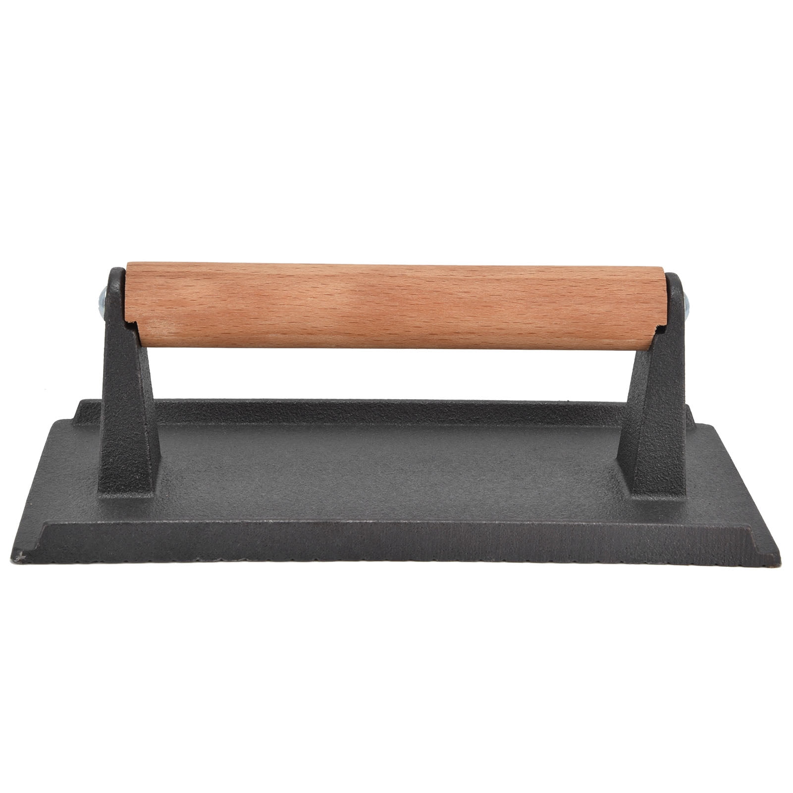 Cast Iron Grill Press BBQ Burger Bread Meat Household Sturdy Evenly