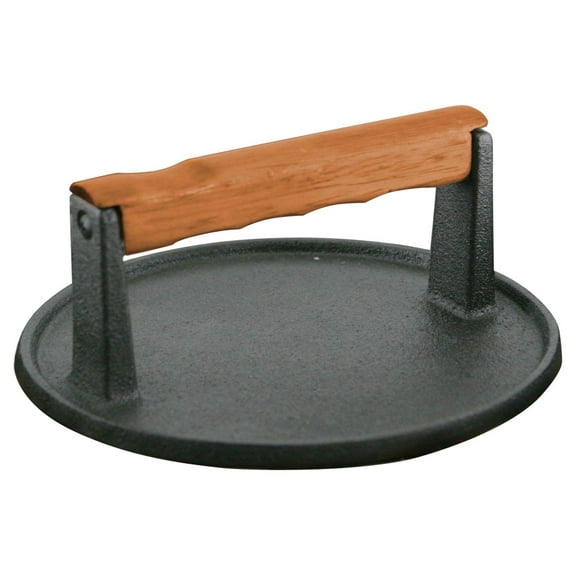 Cast Iron Grill Press Keeps Food in Contact with Grill Surface 7 Inch