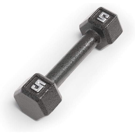 Cast Iron Hex Dumbbells Collection - Available size from 3-lb to 100-lb, SOLD INDIVIDUALLY