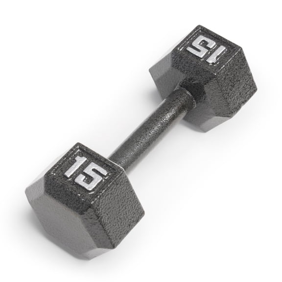 Cast Iron Hex Dumbbells Collection - Available size from 3-lb to 100-lb, SOLD INDIVIDUALLY