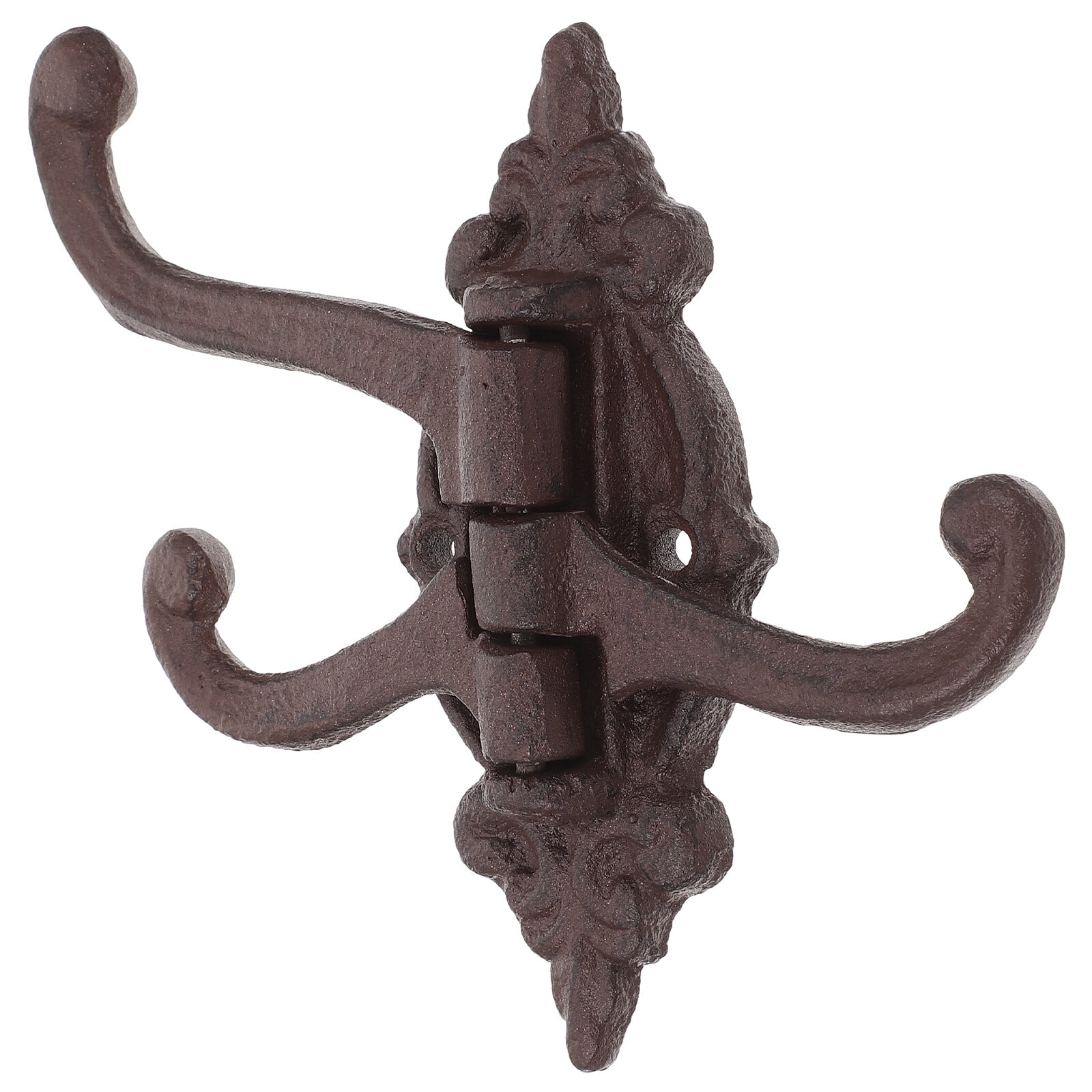 Buy Set of 4 or 8 Antique Style Rustic Flat Top Hat Coat Hooks Cast Iron  Wall Mount Online in India 