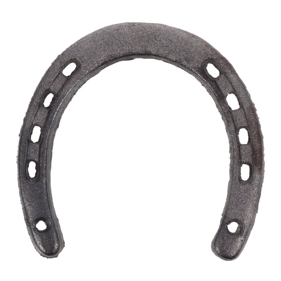 Cast Iron Horseshoe Wall Decor - 5 Holes Each Side - Good Luck Decoration