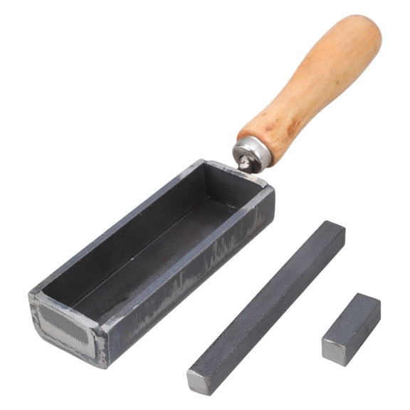 Cast Iron Ingot Molds Metal Casting Molds Melting Gold and Silver Molds Jewelry Making Tool Iron Texture for Metal