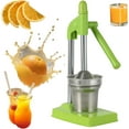 thumbnail image 1 of Cast Iron Juicer, Cast Iron Juicer Hand Press, Heavy Duty Hand Press Juice Extractor for Fresh Lemonade Orange Juice, Easy to Use, Home and Kitchen Essentials (Style-C), 1 of 9