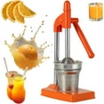 thumbnail image 1 of Cast Iron Juicer, Cast Iron Juicer Hand Press, Heavy Duty Hand Press Juice Extractor for Fresh Lemonade Orange Juice, Easy to Use, Home and Kitchen Essentials (Style-D), 1 of 8