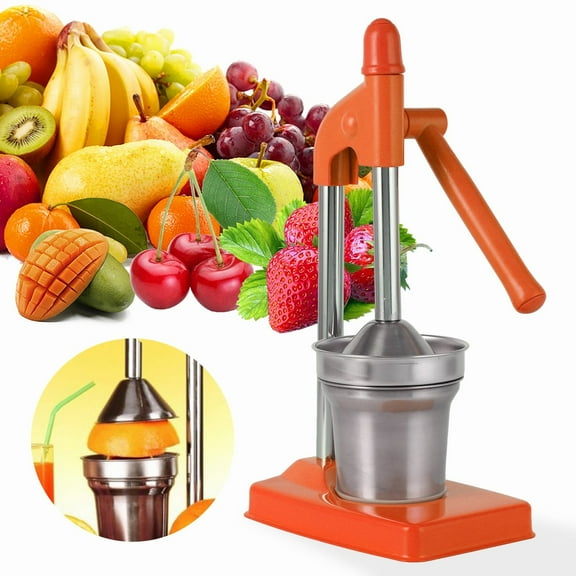 Cast Iron Juicer, Ccast Iron Juicer Hand Press, Juicer Press, Lemon Press, Heavy Duty Citrus Juicer, Hand Juicer Squeezer, Countertop Fruit Juicer, for Oranges Limes, for Home Bar and Kitchen Use