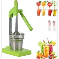 Cast Iron Juicer Hand Press, Effective Stainless Steel Manual Juicer, Heavy Duty Countertop Lemon Juice for Fresh Orange & Lemonade Juice, Home and Kitchen Essentials