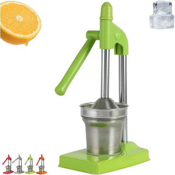 Cast Iron Juicer Hand Press, Manual Juicer Hand Press Cast Iron, Manual Juicers Stainless Steel Lemon Squeezer, for Bar Kitchen, Easy to Clean