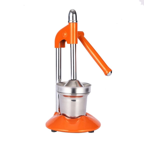 Cast Iron Juicer Hand Press, Manual Juicer Stainless Steel Lemon Squeezer, Heavy Duty Hand Press Juice Extractor for Fresh Lemonade Orange Juice, Easy to Clean, Home and Kitchen