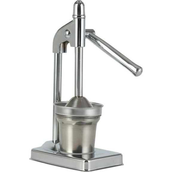 Cast Iron Juicer, Manual Juicer Press with Stainless Steel Lemon Squeezer, Heavy Duty Countertop Citrus Crush Machine