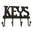 thumbnail image 1 of Cast Iron KEYS Hook Key Rack, 1 of 4