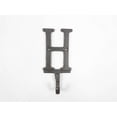 thumbnail image 1 of Cast Iron Letter H Alphabet Wall Hook 6", 1 of 2