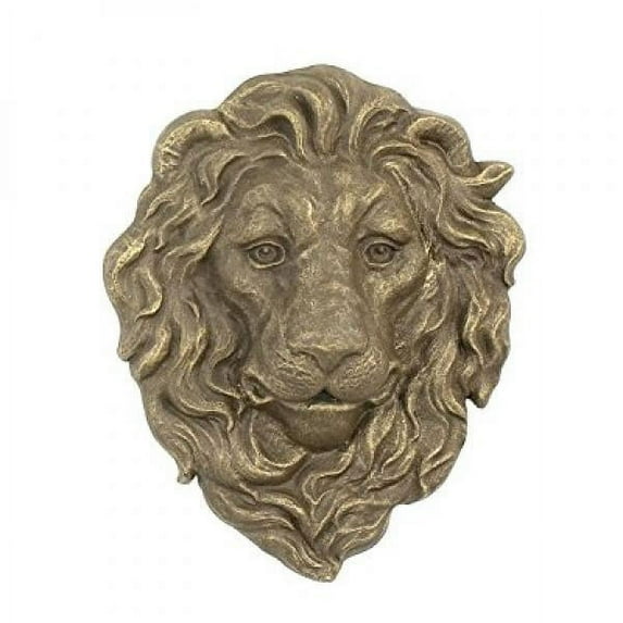 Cast Iron Lion Head Hanging Garden Plaque