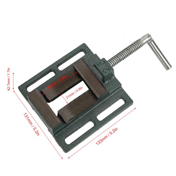 Cast Iron Lock Down Vise for Metal Processing 2.5in