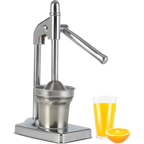 Cast Iron Manual Juicer Hand Press, Stainless Steel Lemon Squeezer for Bar Kitchen, Heavy Duty Countertop Lime Citrus Crush Machine for Fresh Lemonade Orange Juice(Q)