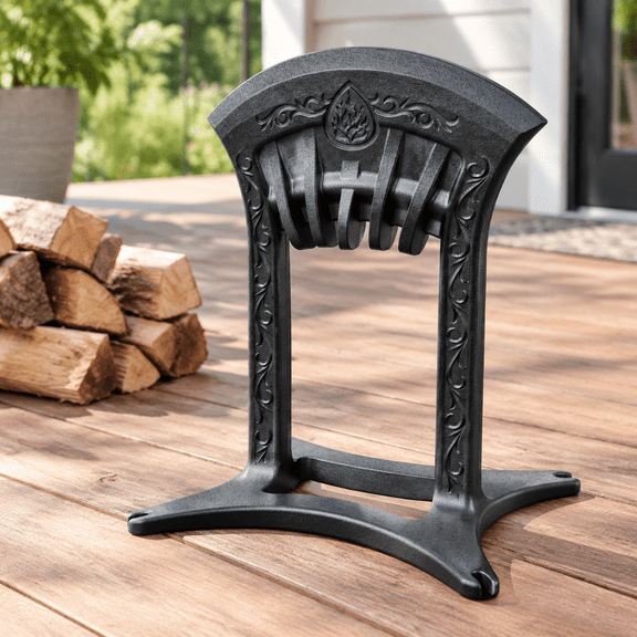 Cast Iron Manual Kindling Splitter for Firewood, Black, 10.87 x 8.90 x 6.54 in