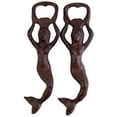thumbnail image 2 of Midwest Craft House Cast Iron Mermaid Bottle Opener – Wall Mount, Beach Cabin Decor, Nautical Bar Tool 2 of 5