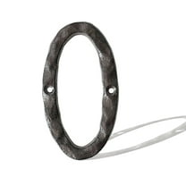 Cast Iron Metal House Numbers Mail Box Number, 5.5Inch Sturdy Heavy Embossed House Address Plaque Numbers 0 to 9 for Indoor Outdoor for DIY Projects Hanging Wall Sign Letters Décor