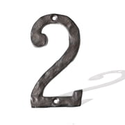 Cast Iron Metal House Numbers Mail Box Number, 5.5Inch Sturdy Heavy Embossed House Address Plaque Numbers 0 to 9 for Indoor Outdoor for DIY Projects Hanging Wall Sign Letters D cor