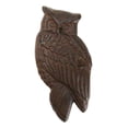 thumbnail image 1 of Cast Iron Metal Rustic Country Forest Nocturnal Owl Bird Door Knocker Sculpture, 1 of 9