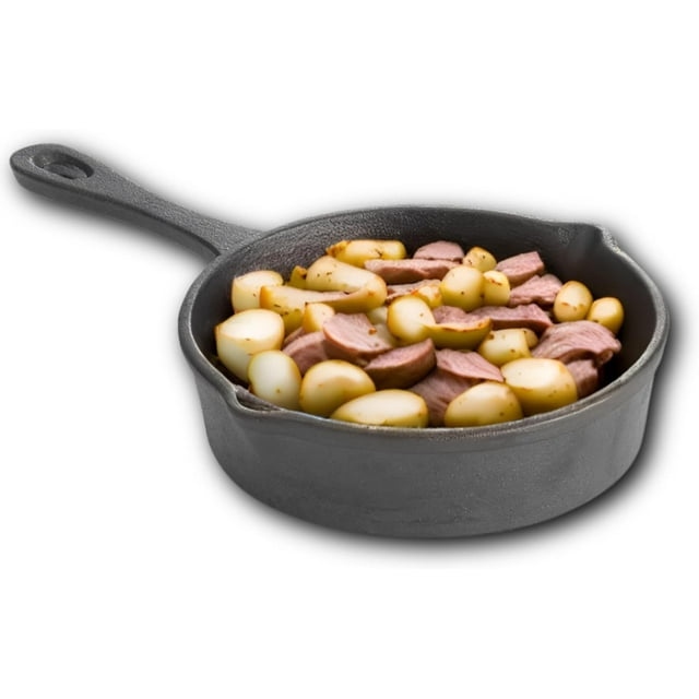 Cast Iron Mini Skillet, 11 oz, Black