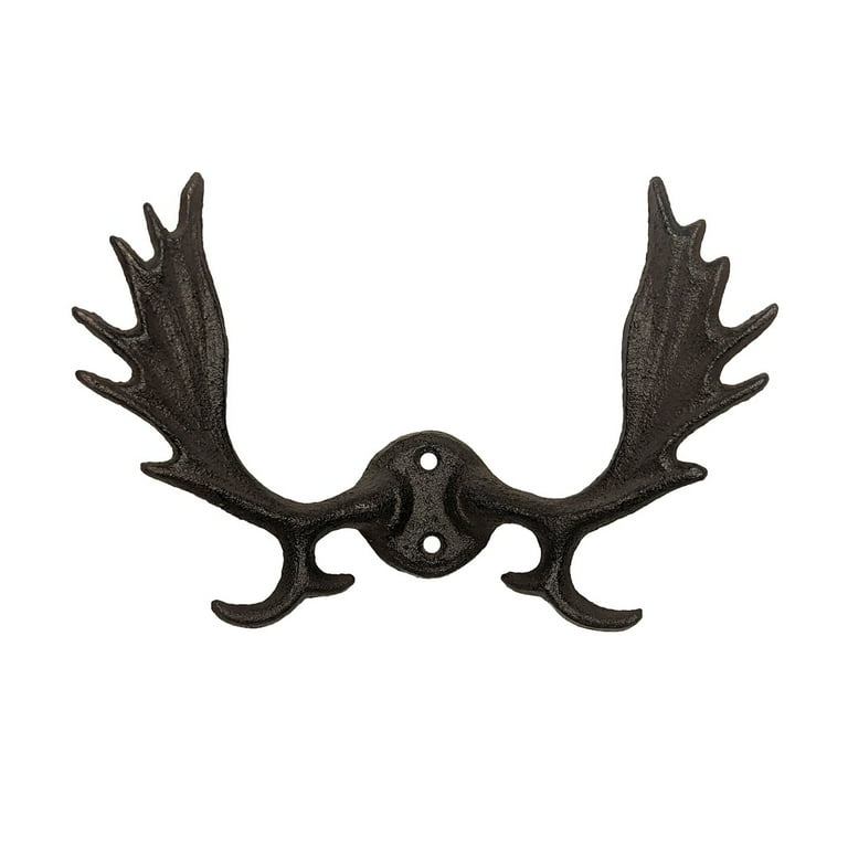 Moose Antlers Wall Mount Western Coat Rack Key Ring Hooks Living Room Home Decor Moose Antlers Wall Mount Western Coat Rack Key Ring Hooks Living Room Home Decor