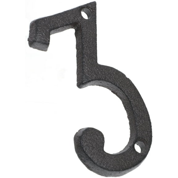 Cast Iron Numerals House Address Numbers Apartment Numbers Mailbox Flag Replacement