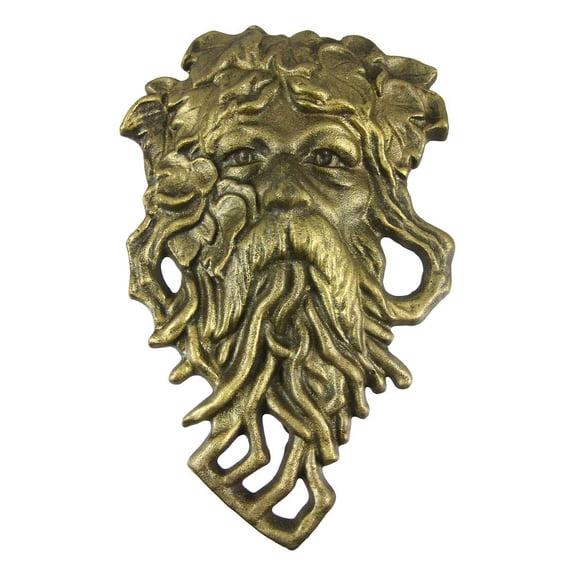 Cast Iron OAK KING Outdoor Wall Hanging Green Man