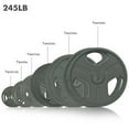 Cast Iron Olympic Weight Plates 2.5LB45LB, 2inch Hole & AntiRust