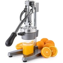 Cast-Iron Orange Juice Squeezer, Heavy-Duty, Easy-to-Clean, Professional Citrus Juicer - Durable Stainless Steel Lemon Squeezer - Sturdy Manual Citrus Press & Orange Squeezer