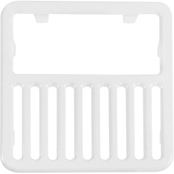 Cast Iron Porcelain Floor Sink Top Grate with Ceramic Surface FS-T1/2, 9- x 9- x 1- - Perfect for Restaurant, Bar, Buffet ( Size)