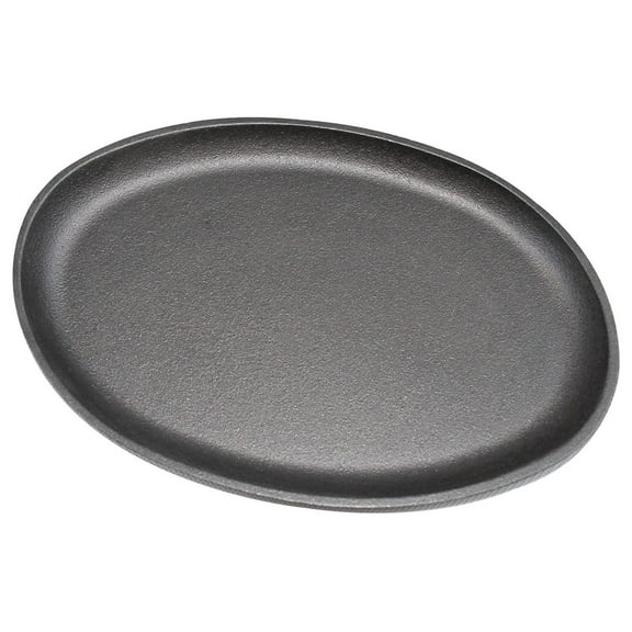 Cast Iron Pre Seasoned Griddle Oval 9.25" x 7" W/o Handle