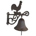 thumbnail image 1 of Cast Iron Rustic Vintage Western Farmhouse Rooster Chicken Door Wall Dinner Yard Outdoor Southwestern Farm Cowgirl Accent, 1 of 8