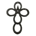thumbnail image 1 of Cast Iron Rustic Western Horseshoes And Lone Star Christian Wall Cross Plaque, 1 of 9