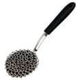 thumbnail image 1 of Cast Iron Scrubber Brush with Handle Cast Iron Scrubber Cleaner, Large Cast Iron Chain Mail Scrubber - Chainmail Scrubber Sponge - Metal Skillet Scrubbing, Wok, Oven Cleaning Kit(BK2,9.5x1.57x0.3"), 1 of 9