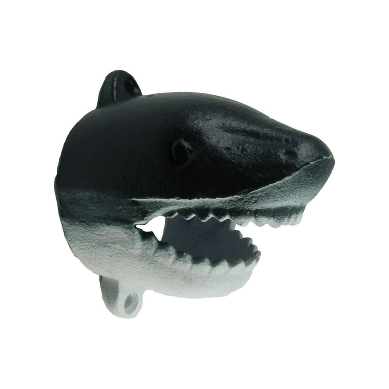 Cast Iron Shark Head Wall Mount Bottle Opener Cast Iron Shark Head Wall Mount Bottle Opener