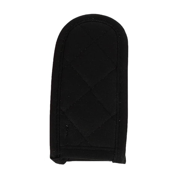 Cast Iron Skillet Handle Covers, Pot Handle Covers Heat Resistant, Pot Holders for Kitchen Baking Cooking, Non Slip Cotton Pot Sleeves Holder Mitts, Machine Washable Handle Mitts 1Pc,Black