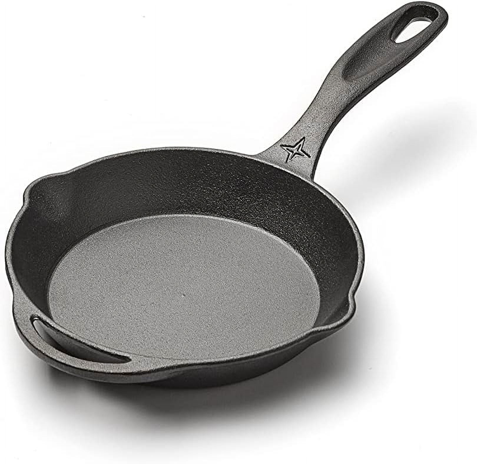Cast Iron Skillet Non Stick Frying Pans Camping Skillet