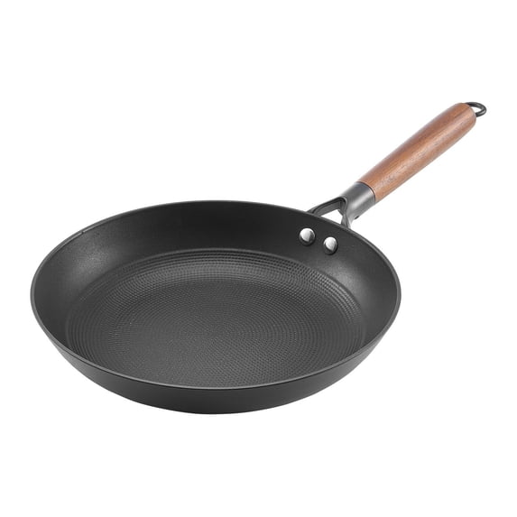 3-Piece Cast Iron Skillet Set, 8/10/12 Inch, Pre-Seasoned, Nonstick, Black - For Gas & Electric Stoves