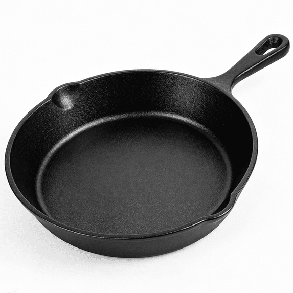 Cast Iron Skillet, TAIMASI 8" Non-Stick Pre-Seasoned Frying Pan, Oven Safe Cookware Set for Grilling, Sauteing, Baking