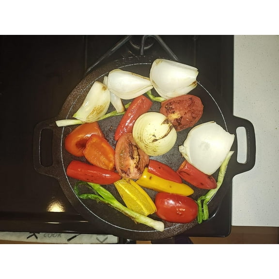 Cast Iron Skillets for Arepas, Versatile Cooking Pan for Crepes, Pancakes, Tortillas