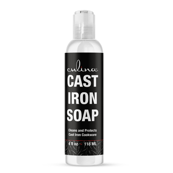 Cast Iron Soap by Culina - cast iron cleaner Cleans and Protects Cast Iron Cookware, Kosher Certified 4oz