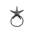 thumbnail image 1 of Cast Iron Starfish Towel Holder 8.5 Inch - Starfish Decoration - Sea Home Decor, 1 of 2