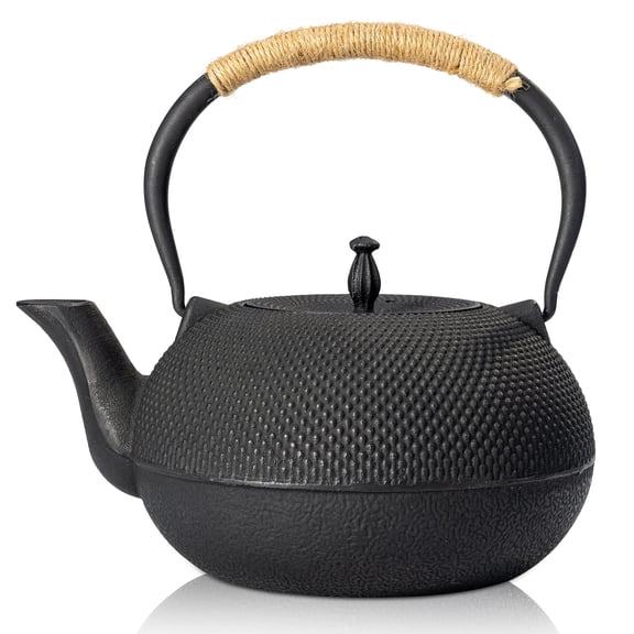 Cast Iron Tetsubin Teapot with Stainless Steel Infuser 60 oz / 1800 ml