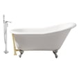 thumbnail image 1 of Cast Iron Tub, Faucet and Tray Set 60" RH5120CH-GLD-140, 1 of 3